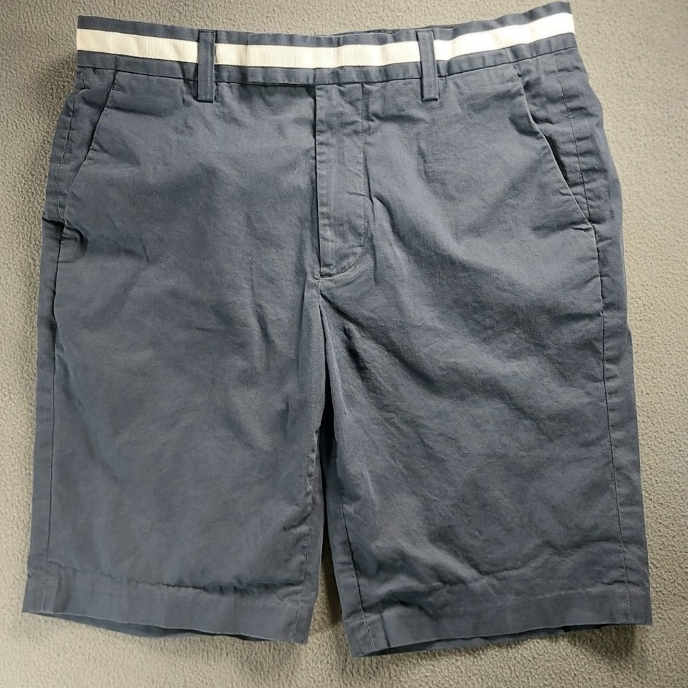 G/FORE Shorts Mens 32 Navy Maverick Golf Performance Stretch Chino 10" Inseam
